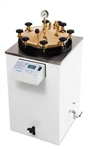 Autoclave vertical microprocessada