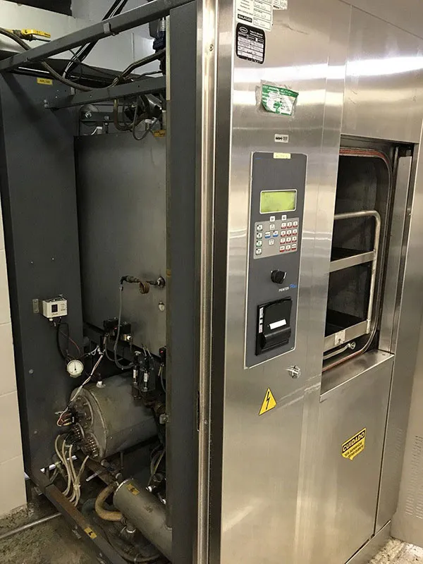 Manutenção preventiva de autoclaves